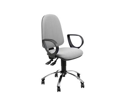 Sedia OPERATIVA Jupiter - JPLY-BRJ-EI - grigio chiaro - con braccioli - Unisit - JPLY/BRJ/EI - DMwebShop