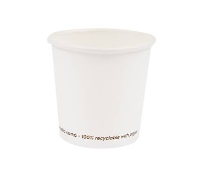 Bicchiere in carta 200 ml bianco - 6530