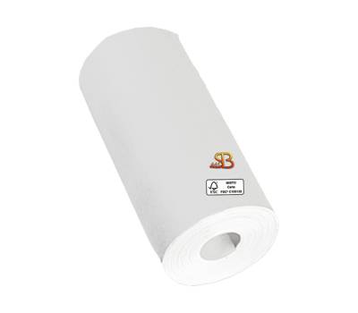 Rotolo per calcolatrici 57 mm x 9 mt diametro esterno 30 mm senza anima 60 gr carta neutra blister 12 pezzi Sabacart 3103057D30 - 5582