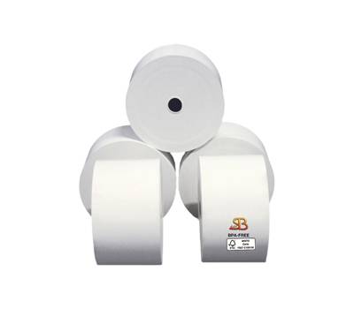 Rotolo per distributori self service 57 mm x 85 mt diametro esterno 87 mm anima 12 mm 70 gr carta termica BPA free - 5687