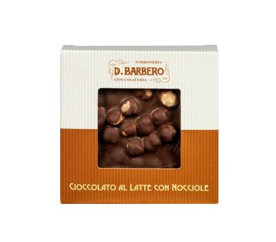 Tavoletta di cioccolato con nocciole - al latte - 120 gr - Barbero - NOCCL - 8000813060040 - DMwebShop