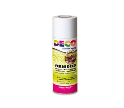 Vernice spray - trasparente - effetto laccato e ceramico - 400 ml - Deco - 622 - 8004957033076 - DMwebShop