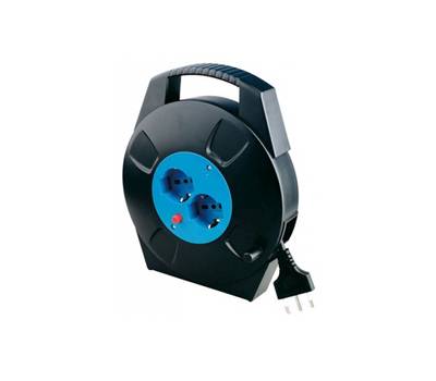 Prolunga con avvolgicavo da 8 mt - 2 prese Schuko-bipasso - MKC - Melchioni - 492518043 - 8006012183221 - DMwebShop