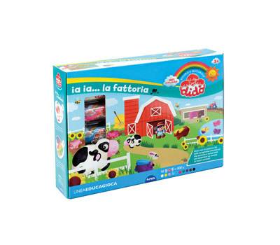 Dido' Farm - 10 salsiciotti - con formine e scenario 3d - Dido - 350200 - 8000144006526 - DMwebShop