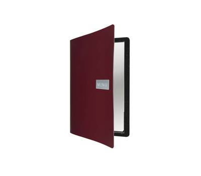 PortaMenu Royal 1 inserto doppio incluso A4,24 x 33 cm bordeaux - 14438