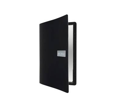 PortaMenu Royal 1 inserto doppio incluso A4,24 x 33 cm nero - 14599