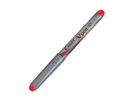 Penna stilografica Vpen Silver - rosso - Pilot - 007572 - 4902505281631 - DMwebShop