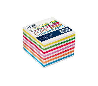 Foglietti Cubo - mix colori forti - 9,5 x 9,5 cm - 80 gr - 750 fogli - Favini - A45X916 - 8007057155075 - DMwebShop