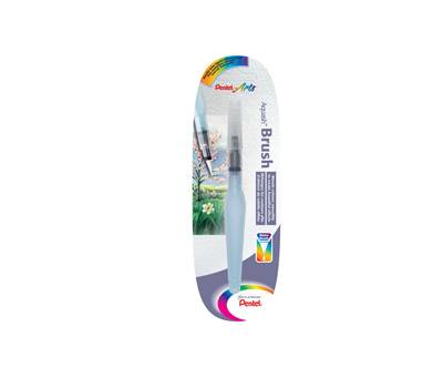 Pennello Aquash Water Brush con serbatoio - 10 ml - punta media - Pentel - XFRH/1-M - 5011433139033 - DMwebShop