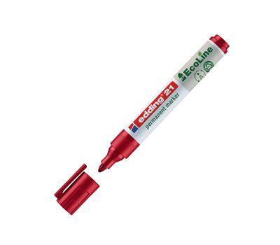 Marcatore 21 Ecoline - punta conica - 1,5 - 3 mm - rosso - inchiostro permanente - conf. 10 pezzi - Edding - 4-21002 - 4004764917815 - DMwebShop