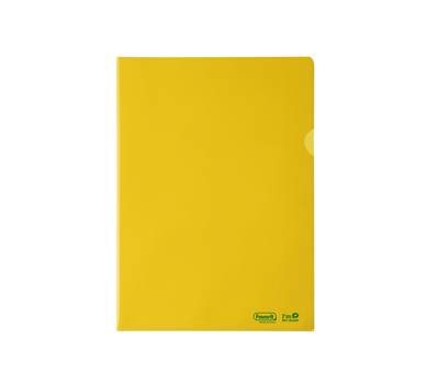 Cartelline a L - 22 x 30 cm - PE Bio-Based - liscio superior - giallo - conf. 25 pezzi - Favorit - 400182393 - 8006779049907 - DMwebShop
