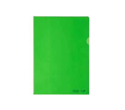 Cartelline a L - 22 x 30 cm - PE Bio-Based - liscio superior - verde - conf. 25 pezzi - Favorit - 400182396 - 8006779049990 - DMwebShop