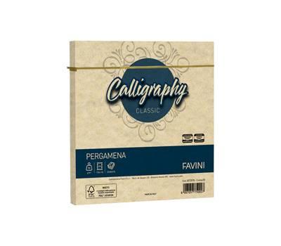 Busta Calligraphy Pergamena - 170 x 170 mm - 90 gr - crema 05 - conf. 25 pezzi - Favini - A572078 - 8007057750027 - DMwebShop
