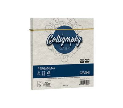 Busta Calligraphy Pergamena - 170 x 170 mm - 90 gr - perla 10 - conf. 25 pezzi - Favini - A574078 - 8007057750065 - DMwebShop