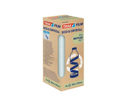 Nastro adesivo Eco e Crystal - 19 mm x 33 mt - torre 8 pezzi - Tesa - 59044-00000-00 - 4063565252457 - DMwebShop