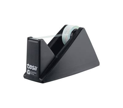 Dispenser da tavolo Eco e Crystal per nastri da 1,9 cm - incluso rotolo 19 mm x 10 mt - nero - Tesa - 59045-00000-00 - 4063565252495 - DMwebShop