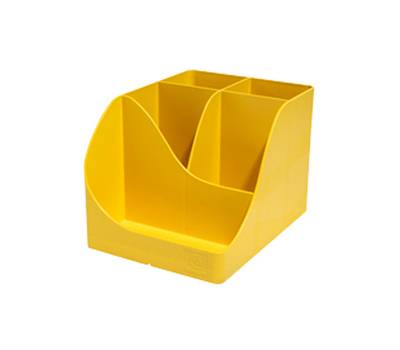 Portapenne Pen Wave Bee Blue - 15,5 x 11,9 x 10,9 cm - giallo zafferano - Exacompta - 69508D - 9002493695085 - DMwebShop