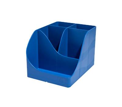 Portapenne Pen Wave Bee Blue - 15,5 x 11,9 x 10,9 cm - blu navy - Exacompta - 69504D - 9002493695047 - DMwebShop