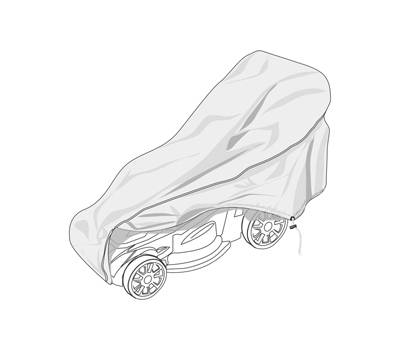 Telo di copertura Special - per rasaerba - 188 x 64 x 100 cm - PU - conf. 3 pezzi - Verdemax - 7935 - 8015358079358 - DMwebShop