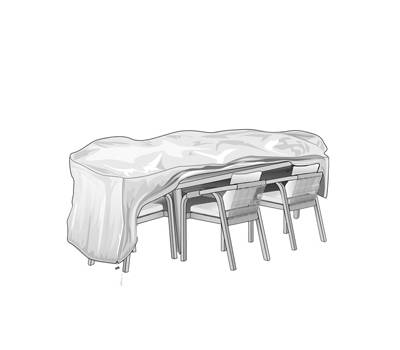 Telo di copertura Special - per tavolo e sedie - 110 x 180 x 80 cm - PU - conf. 3 pezzi - Verdemax - 7926 - 8015358079266 - DMwebShop