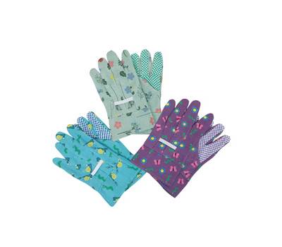 Guanti da giardino bambino - con palmo puntinato - taglia S - PVC - fantasie assortite - Verdemax - 4936 - 8015358049368 - DMwebShop