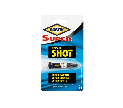 Colla istantanea Super Repair Shot 2 gr trasparente - 9325 Colla istantanea Super Repair Shot 2 gr trasparente - 9325