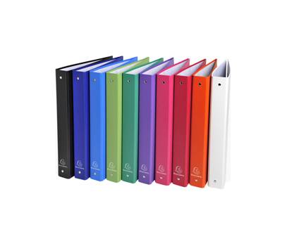 Raccoglitore 4 anelli diametro 30 mm PP colori assortiti Exacompta 51330E - 8070