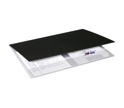 Sottomano Soft doppio con tasca interna trasparente 49 x 34,5 cm plastica - 10716