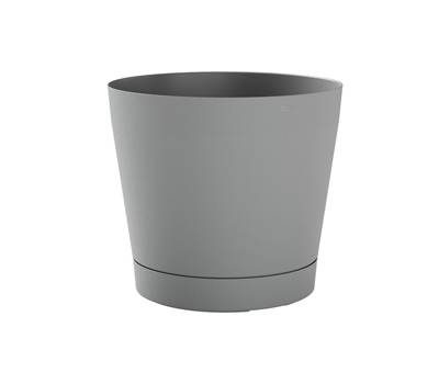 Vaso Orione 6,3 lt diametro 24 cm grigio nebbia Teraplast - 8333
