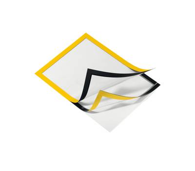 Cornice espositiva Duraframe - A4 - 21 x 29,7 cm - giallo - conf. 2 pezzi - Durable - 4872-04 - 4005546736334A - DMwebShop
