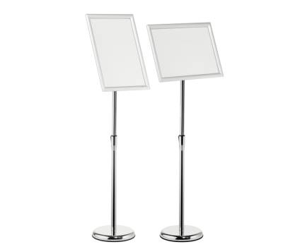 Espositore con cornice a scatto - alluminio - da pavimento - A4 - Durable - 4798-23 - 4005546735542 - DMwebShop