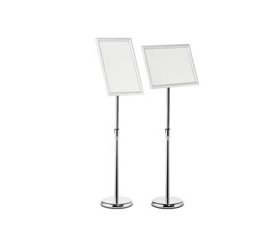 Espositore con cornice a scatto - alluminio - da pavimento - A3 - Durable - 4799-23 - 4005546735559 - DMwebShop