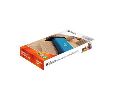 Carta imballo per macchina 340s - 30 cm x 50 mt - Titanium - Z12051_TITANIUM - 8025133129192 - DMwebShop