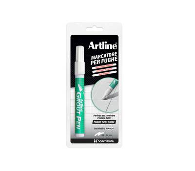 Marcatore permanente per fughe Grout Pen - punta a scalpello - tratto 2-4 mm - bianco - Artline - A 419 - 5037538024210 - DMwebShop