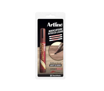 Marcatore permanente per legno Furniture Marker - punta a scalpello - tratto 2-5 mm - mogano - Artline - A 95M/BL - 5037538024128 - DMwebShop
