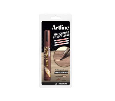 Marcatore permanente per legno Furniture Marker - punta a scalpello - tratto 2-5 mm - noce - Artline - A 95N/BL - 5037538024104 - DMwebShop