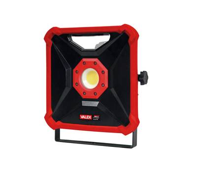 Faro led M-LD 18 - a batteria - 18 V - 26 x 23 x 7 cm - nero-rosso - Valex - 1152239 - 8004878100505 - DMwebShop
