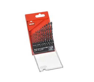 Punte per metallo HSS - misure assortite - conf. 13 pezzi - Valex - 1461184 - 8004878600524 - DMwebShop