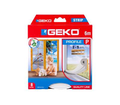 Guarnizione adesiva per isolamento STRIP - fessura 2-5 mm - 6 mt - gomma - bianco - Geko - 1000/9 - 8014846200120 - DMwebShop