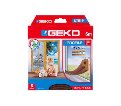 Guarnizione adesiva per isolamento STRIP - fessura 2-5 mm - 6 mt - gomma - marrone - Geko - 1000/7 - 8014846200113 - DMwebShop