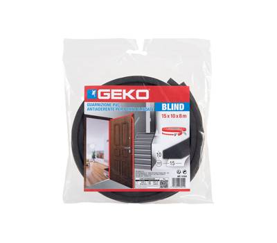 Guarnizione adesiva per isolamento porte blindate - 17 mm x 8 mt - PVC - antracite - Geko - 1310/2 - 8014846030550 - DMwebShop