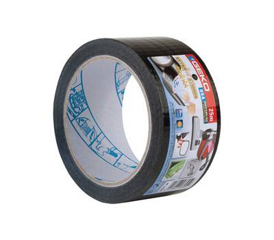 Nastro adesivo telato Usa Premium - 5 cm x 25 mt - nero - Geko - 19100/2 - 8014846533259 - DMwebShop