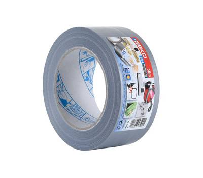 Nastro adesivo telato Usa Premium - 5 cm x 50 mt - argento - Geko - 19100/4 - 8014846535901 - DMwebShop
