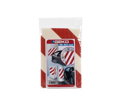 Pannello antiurto adesivo Box Jolly - 20 x 30 cm - bianco-rosso - Geko - 1810/03 - 8014846001031 - DMwebShop