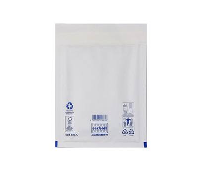 Busta imbottita Sacboll formato C - 17 x 27 cm - carta - bianco - conf. 10 pezzi - Blasetti - 0883 - 8007758008830 - DMwebShop