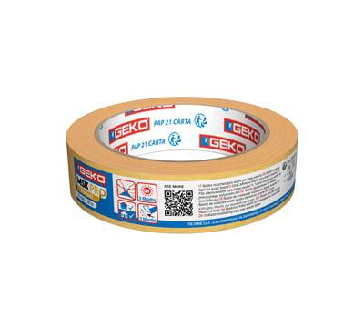 Nastro mascheratura PRO Perfect - per lavori di precisione - 2,5 cm x 50 mt - carta washi - oro - conf. 6 pezzi - Geko - 21000/834 - 8014846535727 - DMwebShop