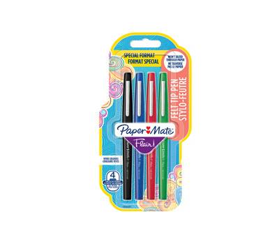Pennarello Flair Nylon - colori assortiti Classic - conf. 4 pezzi - Papermate - 2032365 - 3026980323653 - DMwebShop