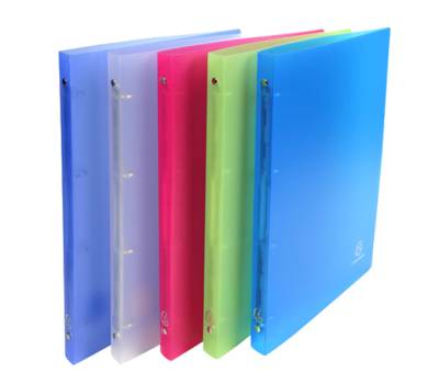Raccoglitore foderato - PPL - 4 anelli tondi 15 mm dorso 2 cm - f.to utile 22 x 30 cm - colori assortiti - conf. 20 pezzi - Exacompta 51169E - 3130630511694 - DMwebShop