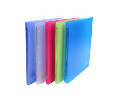 Raccoglitore foderato - PPL - 4 anelli tondi 15 mm dorso 2 cm - f.to utile 22 x 30 cm - colori assortiti - conf. 20 pezzi - Exacompta 51169E - 3130630511694 - DMwebShop