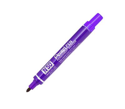 Marcatore permanente N50 - punta tonda - viola - Pentel - N50-V - 3474370750129 - DMwebShop